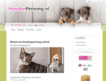 Tablet Screenshot of hondenpenning.nl