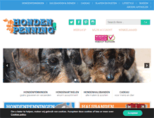 Tablet Screenshot of hondenpenning.net